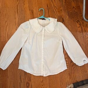 J. Crew Peter Pan Collard Shirt